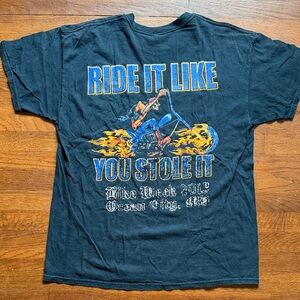 Black Graphic Men's T-Shirt